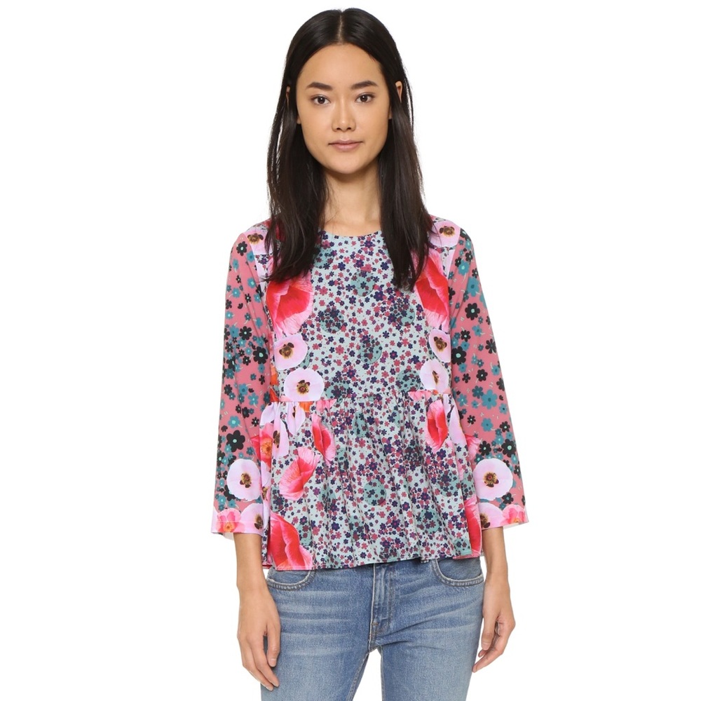 Clover Canyon | Poppy Blossoms Top